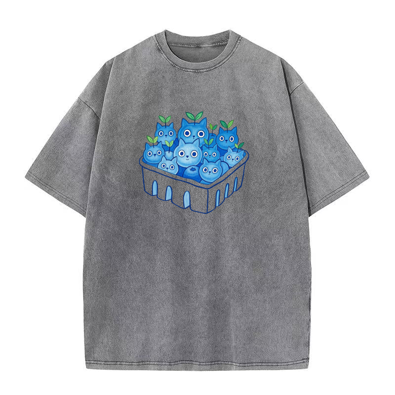 Blueberry Cats Unisex Tee