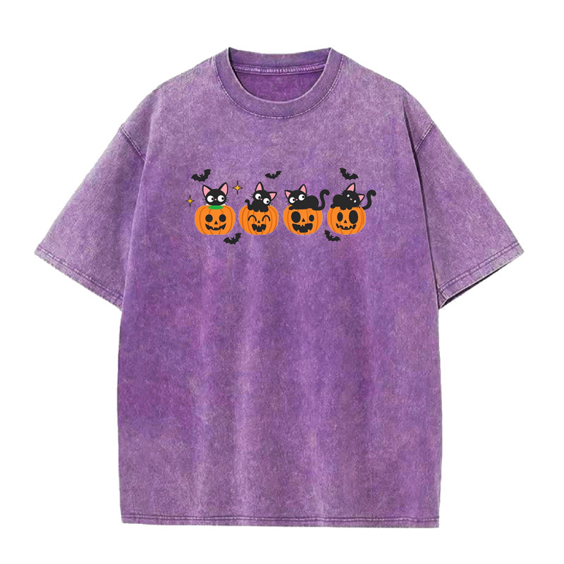 Cat Pumpkin Unisex Tee