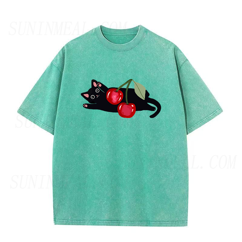 Cherry Cat unisex Tee