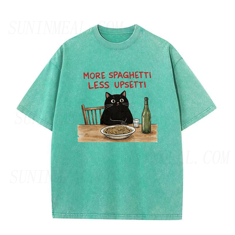 More Spaghetti Less Upsetti Unisex Tee