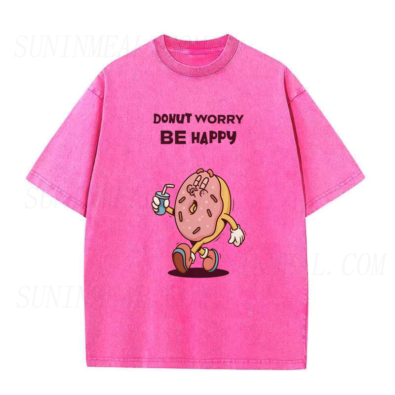 Donut Worry Be Happy Unisex Tee