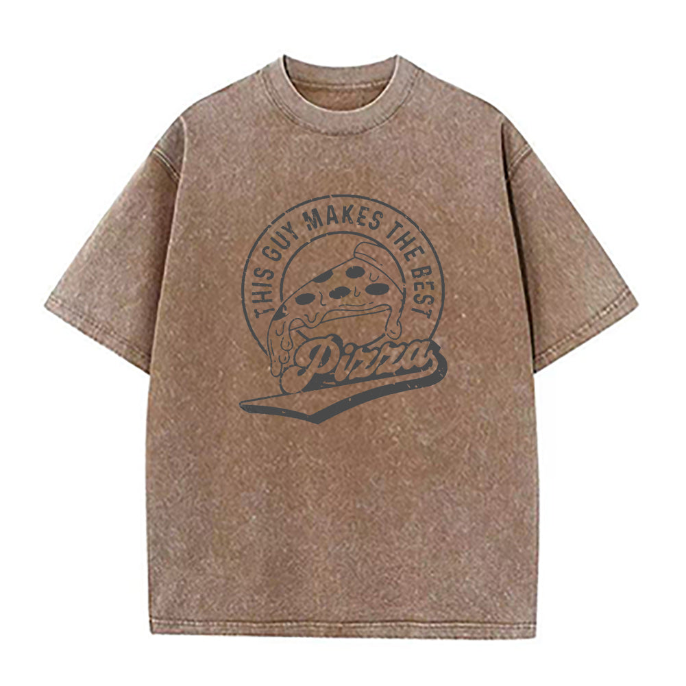 この男は最高のピザを作る ユニセックスTシャツ