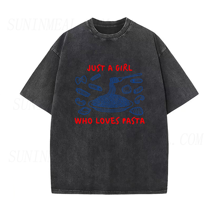 Just A Girl Who Loves Pasta Unisex Tee