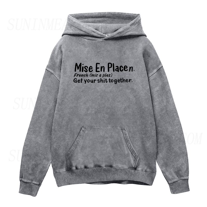 Mise En Place Humorous Definition Unisex Hoodie