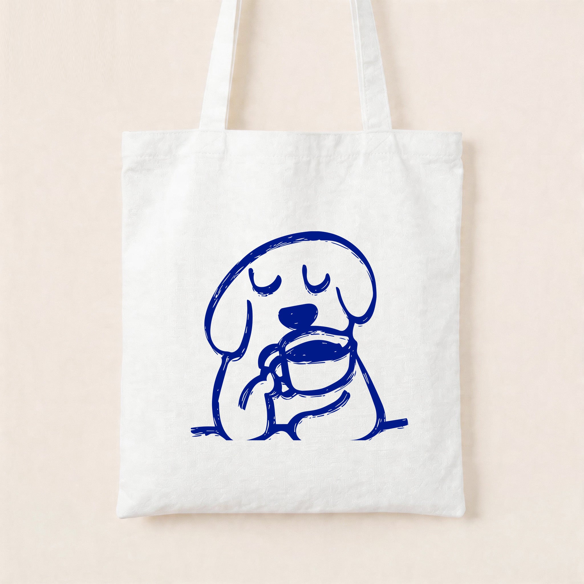 Coffee Dog Tote Bag