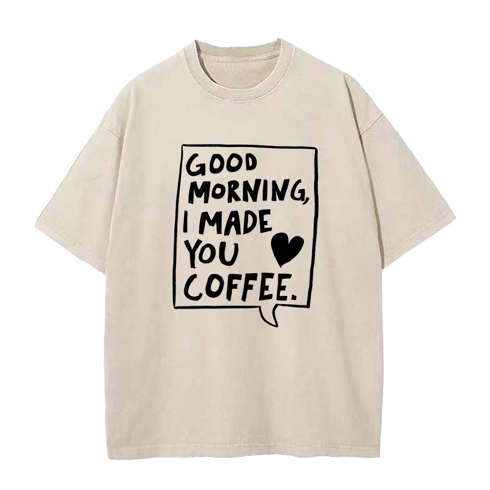 コーヒーを淹れてあげたよ ユニセックスTシャツ