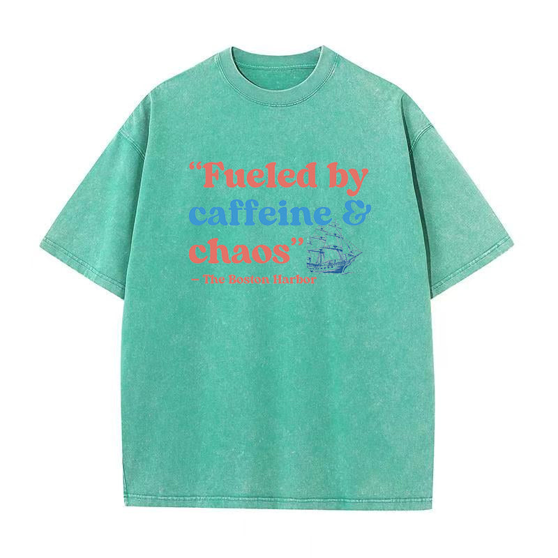 Fueled By Caffeine and Chaos Unisex Tee