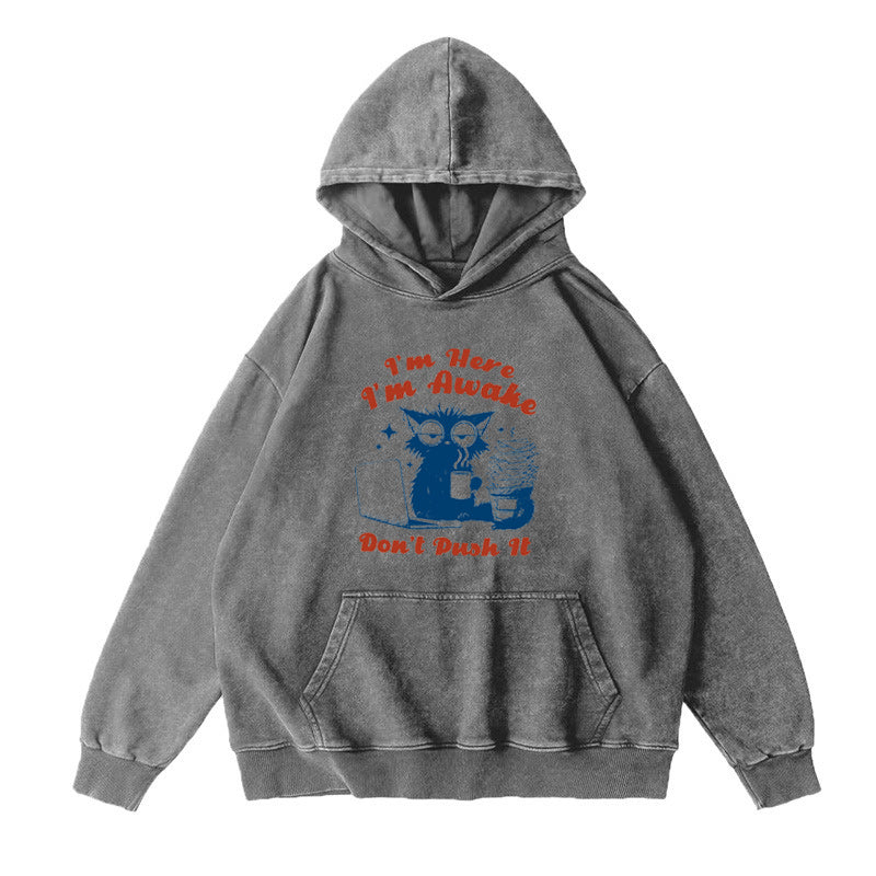 Funny Cat Coffee Unisex Hoodie