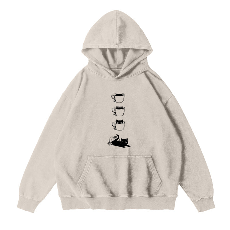 Coffee Cat  Unisex Hoodie