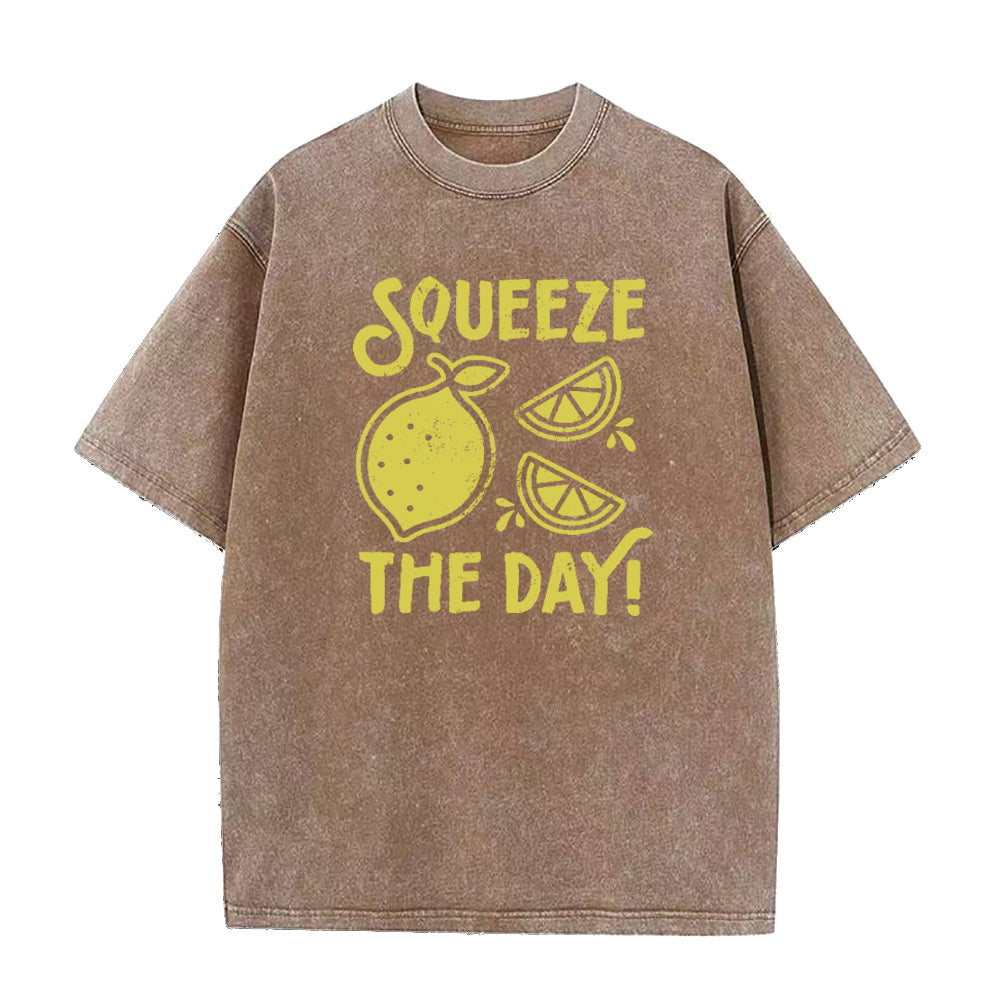 Squeeze The Day lemon Unisex Tee
