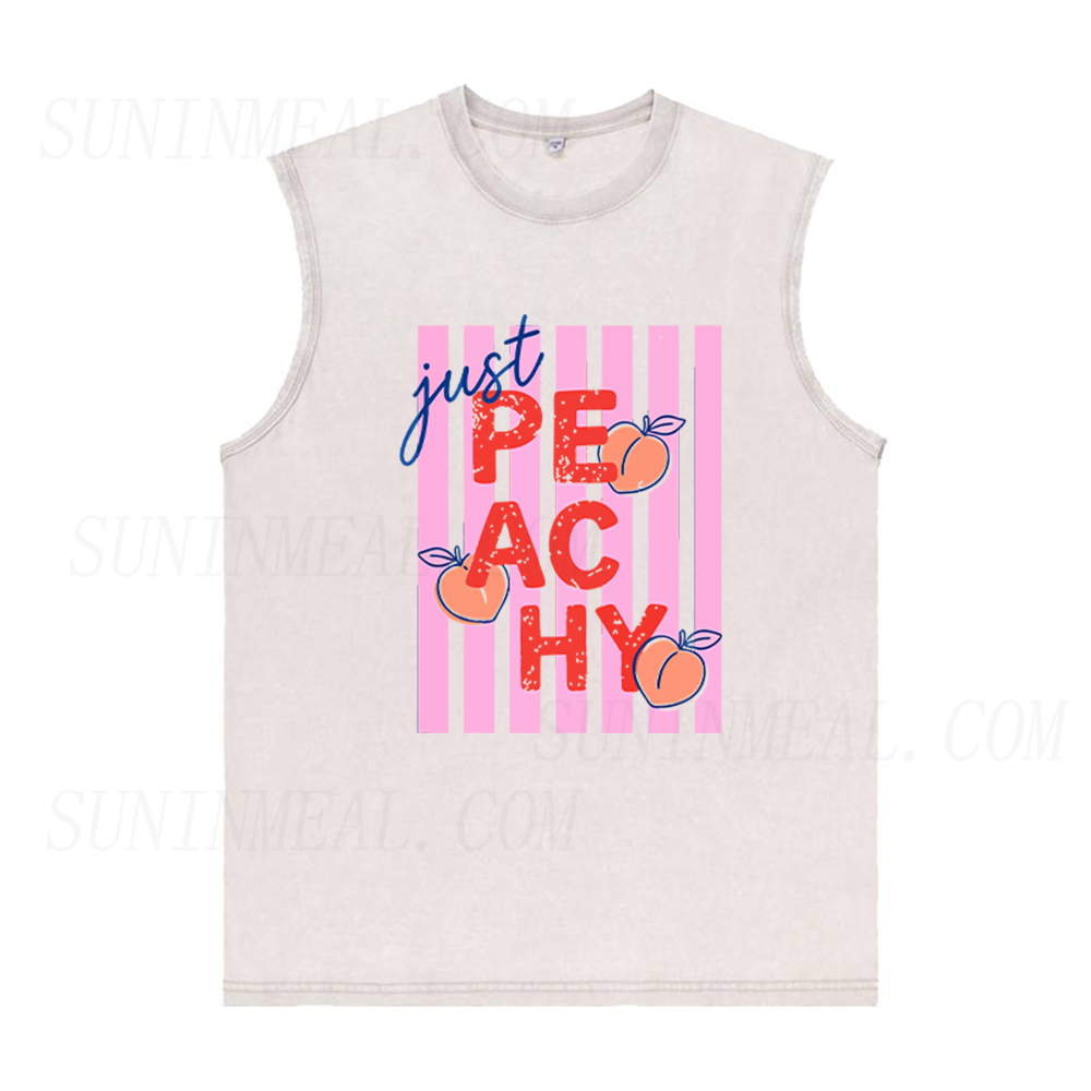 Just Peachy Unisex Tank Top