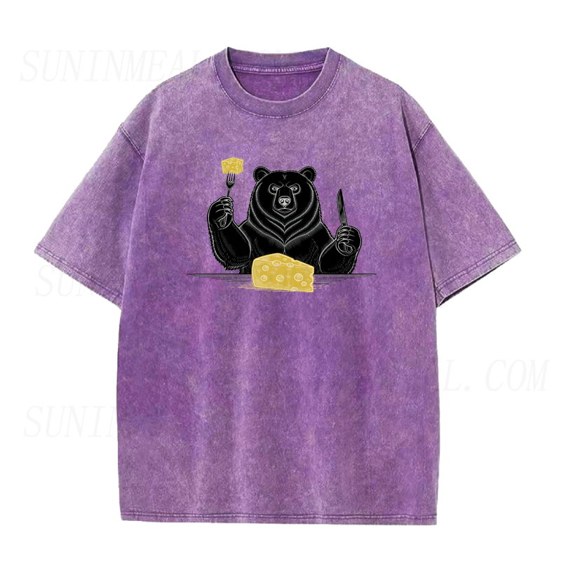 Bear Eating Cheese Tee