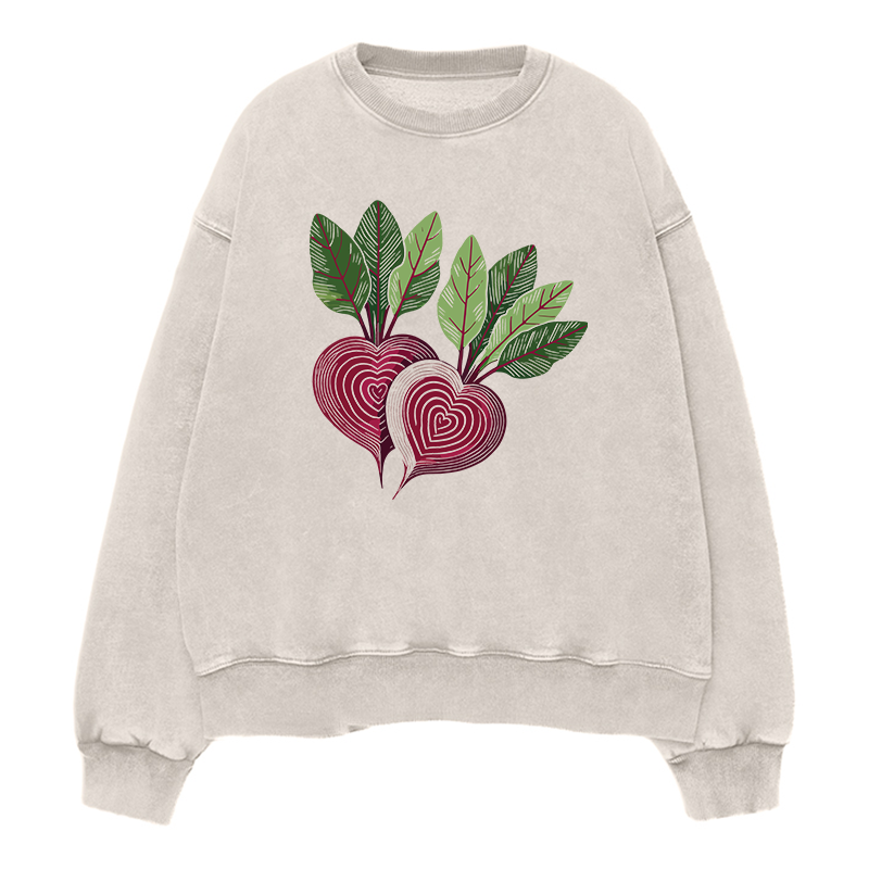 Beet heart Unisex Crewneck Sweatshirt