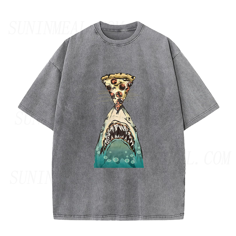 Shark Pizza Unisex Tee