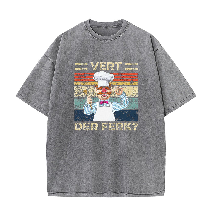 Vert Der Ferk chef Unisex Tee