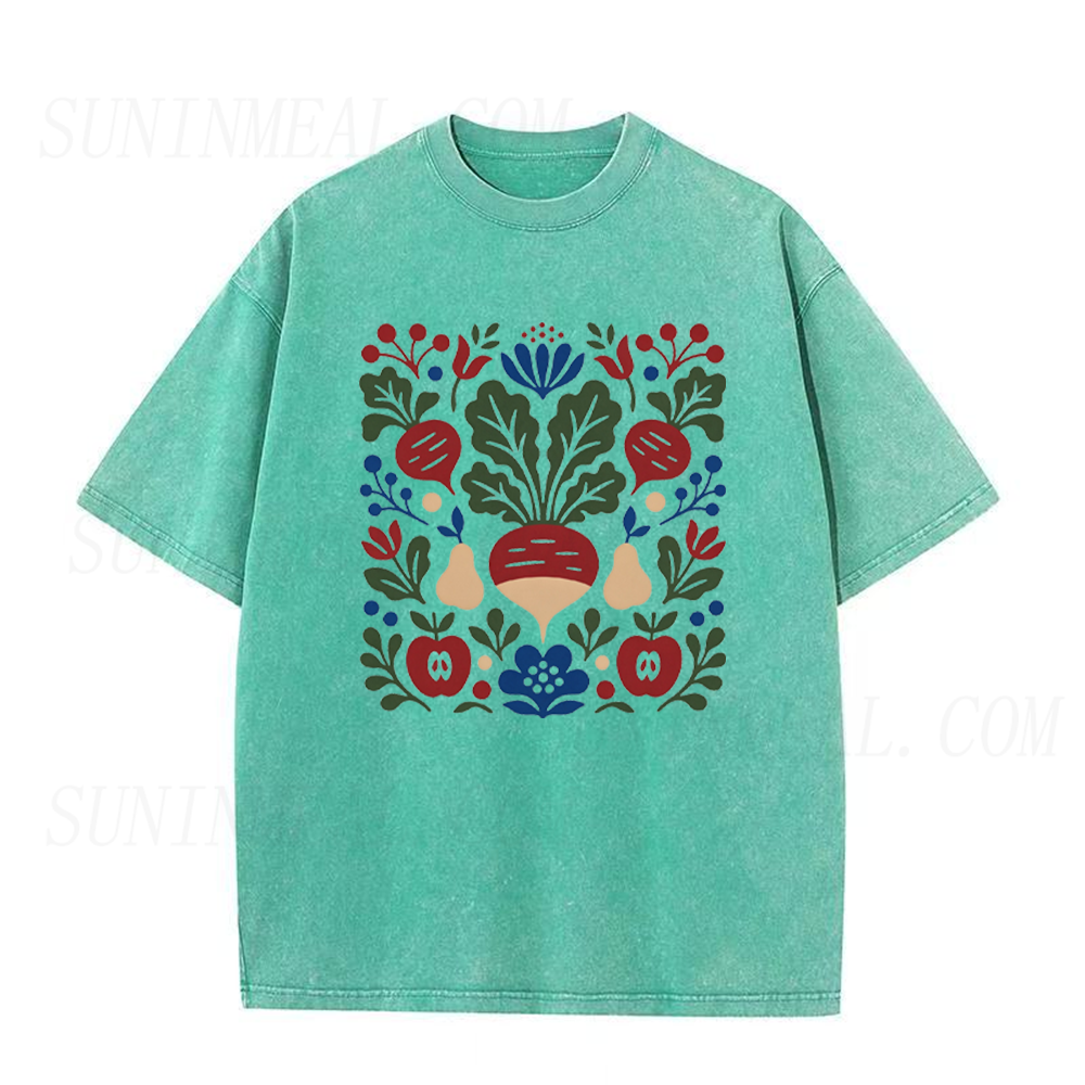 Vintage Beet Pear Apple Unisex Tee