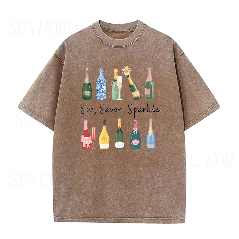 Champagne Bottles Unisex Tee