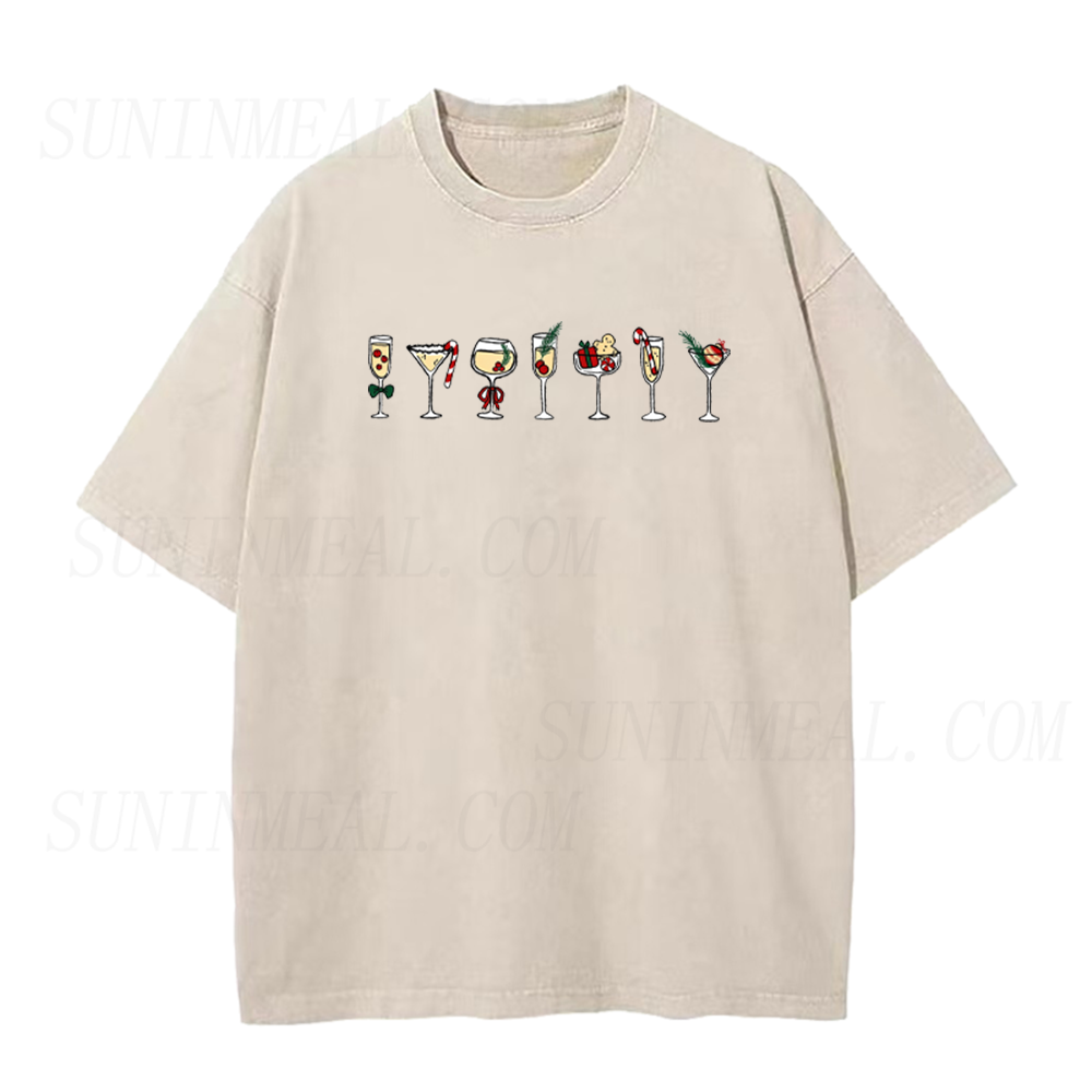 Christmas Cocktail Unisex Tee