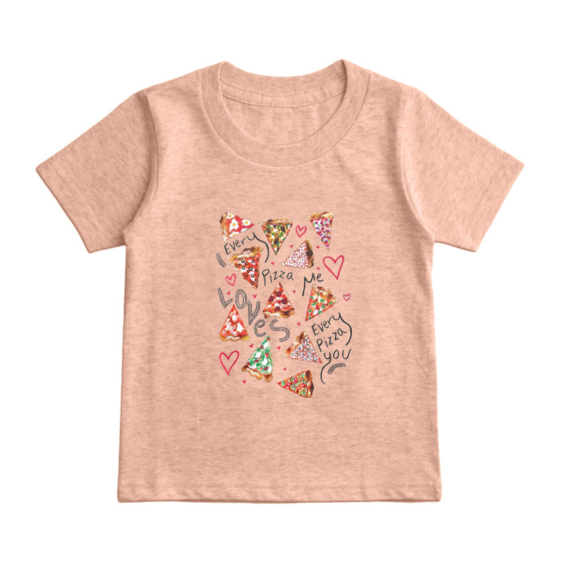love every pizza Kids T-Shirt
