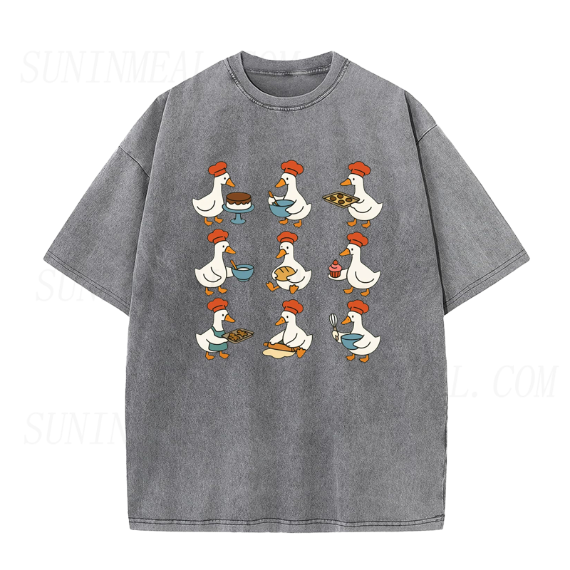 Cute Goose Baking Tee