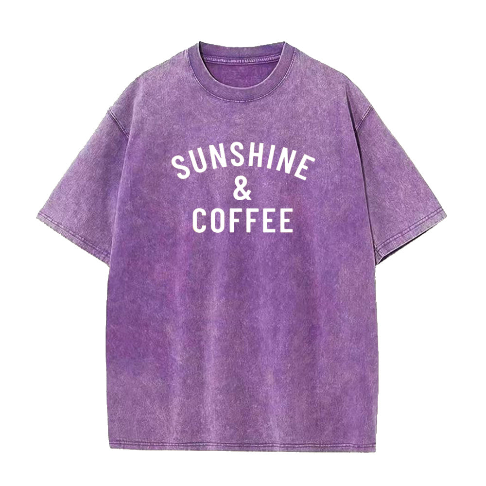 コーヒー＆サンシャイン ユニセックスTシャツ