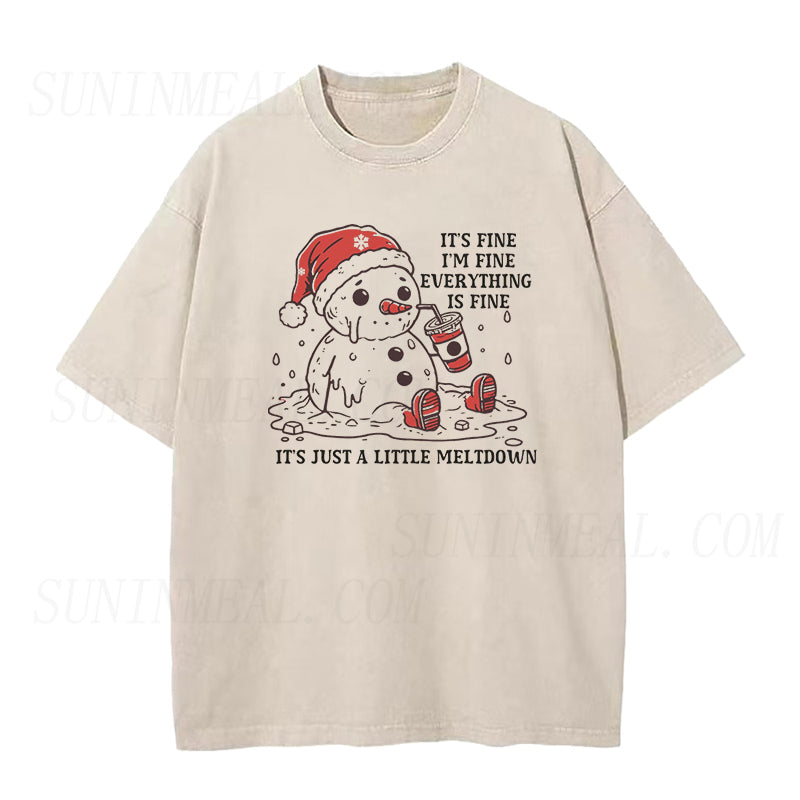 It´s Fine Snowman Unisex Tee