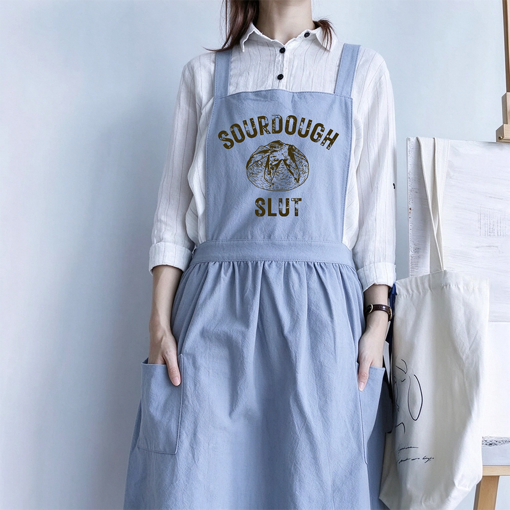 Sourdough Slut Cotton Cross Back Apron