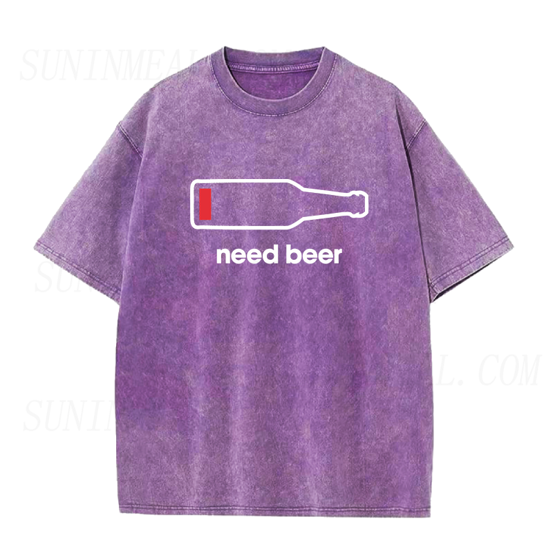 ニードビール ユニセックスTシャツ