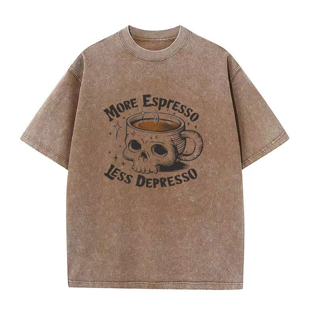 モア・エスプレッソ・レス・デプレッソ ユニセックスTシャツ