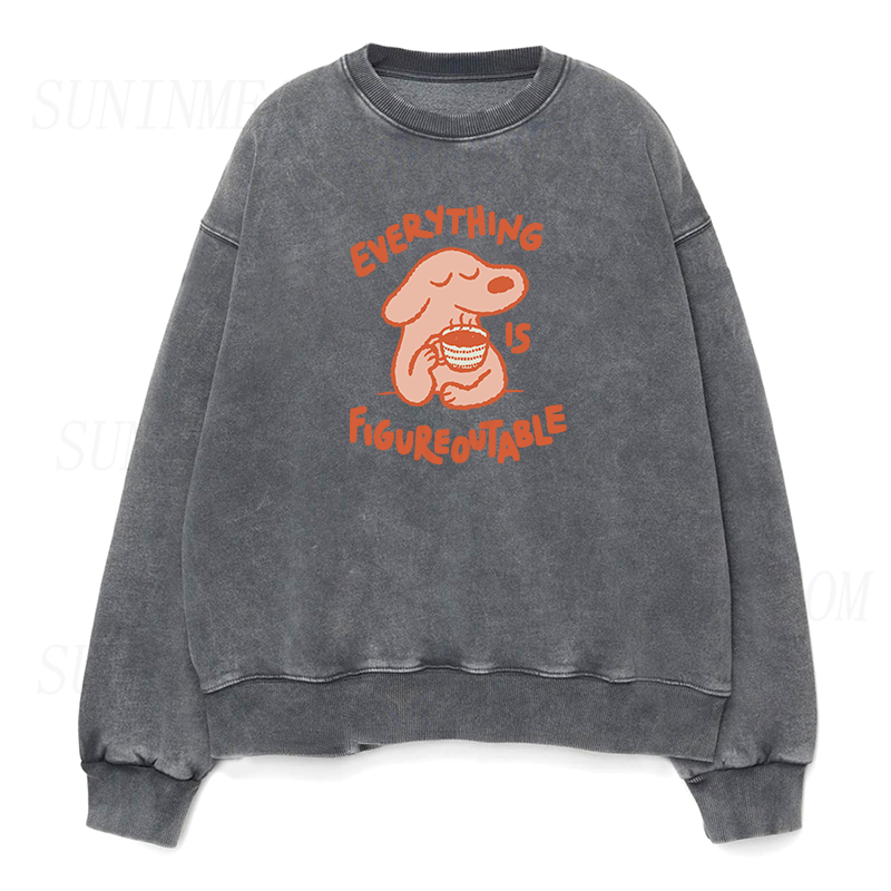 Everything Is Figureoutable Unisex Crewneck Sweatshirt