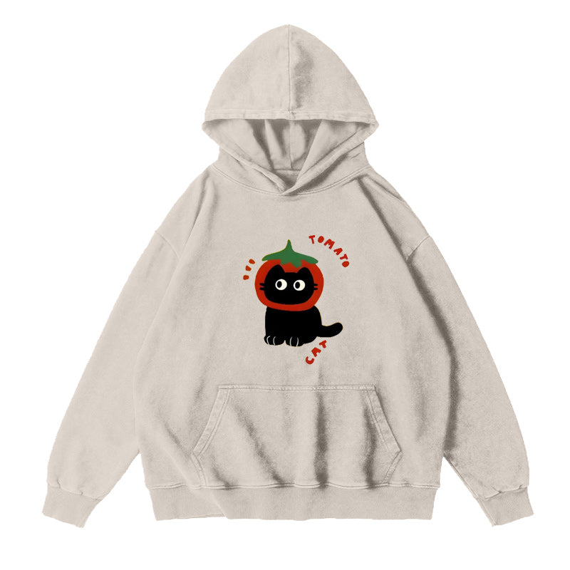 tomato cat Unisex Hoodie