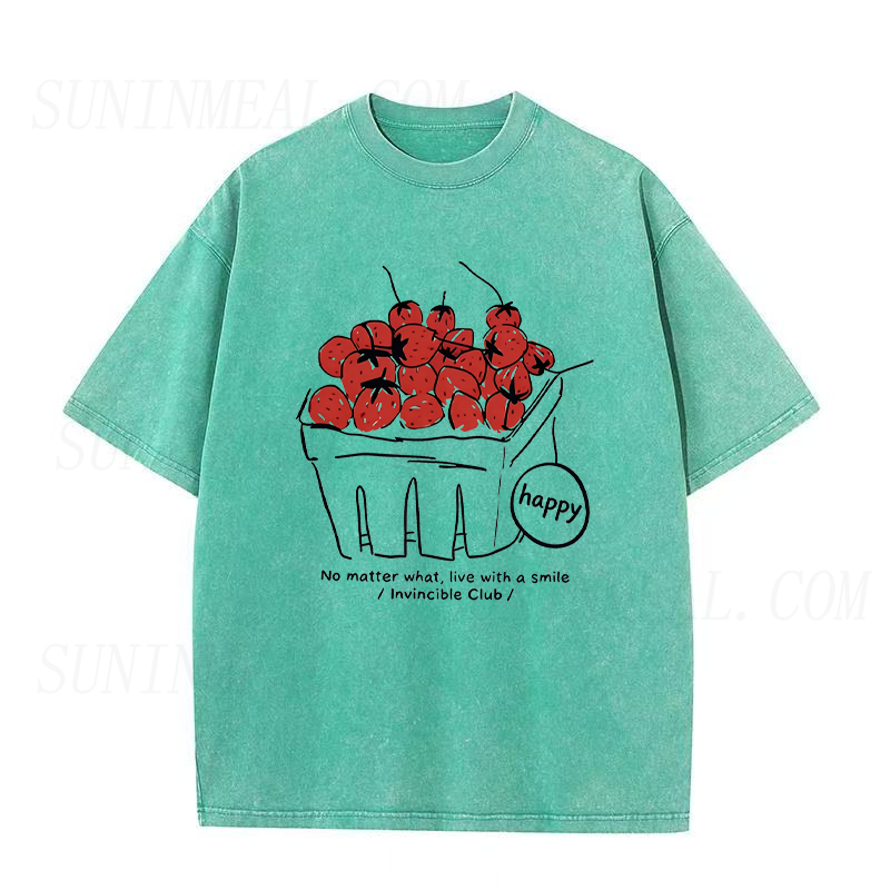 Strawberry Happy Unisex Tee