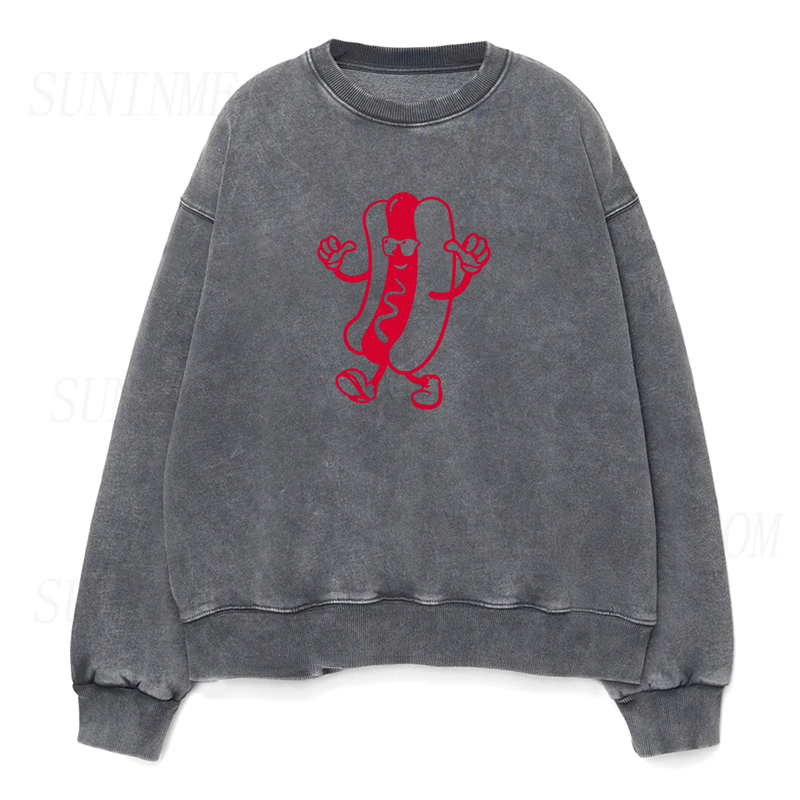 hot dog Unisex Crewneck Sweatshirt