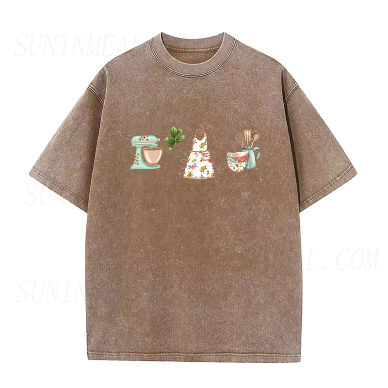 Floral Baking Unisex Tee