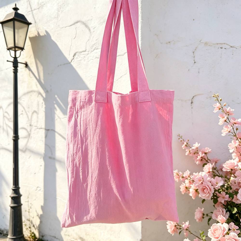Summer-colored Canvas Tote Bag