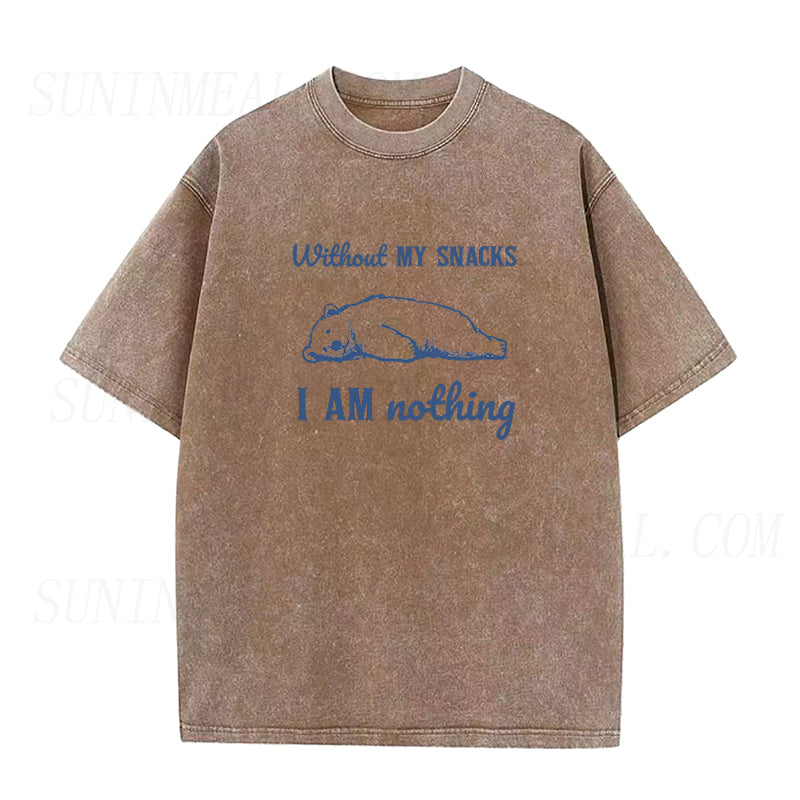 Without My Snacks I Am Nothing Unisex Tee