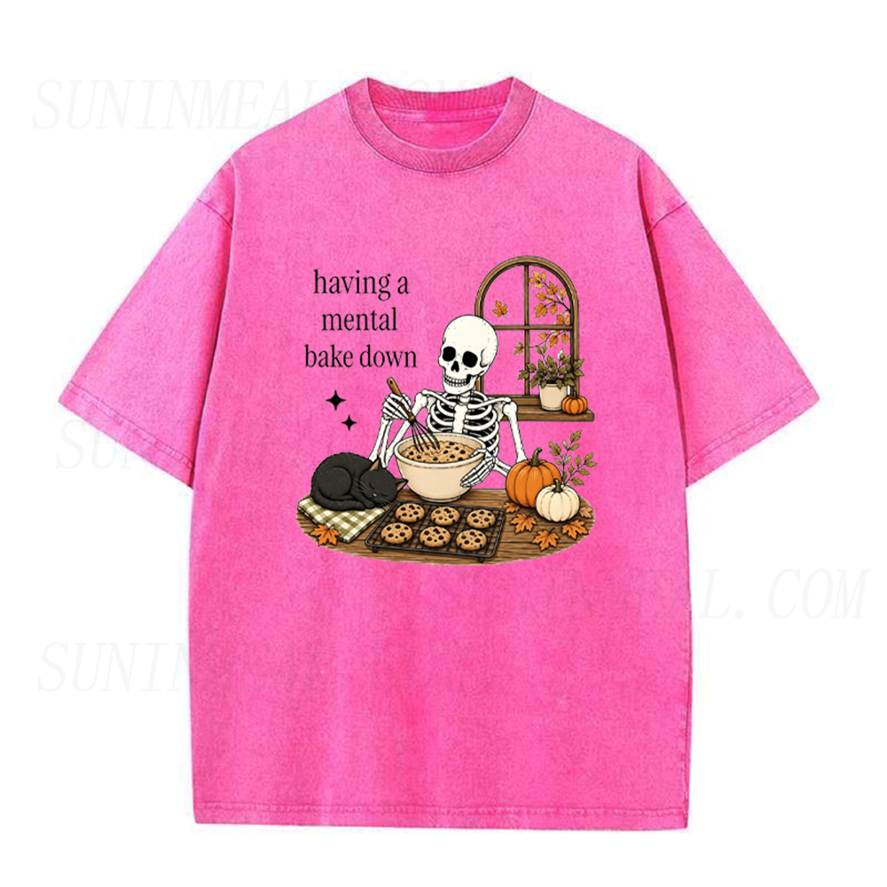 Funny Baking Skeleton Unisex Tee