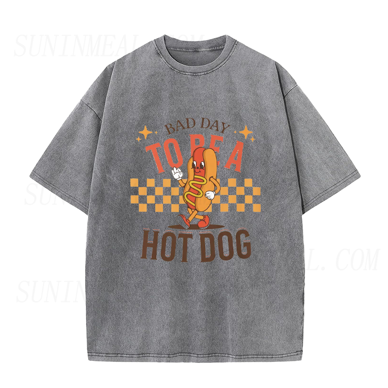 Bad Day To Be A Hot Dog Unisex Tee
