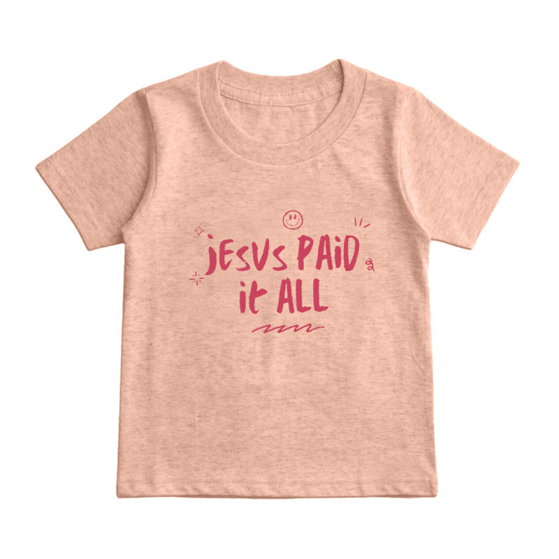 Jesus Paid It All Kids T-Shirt