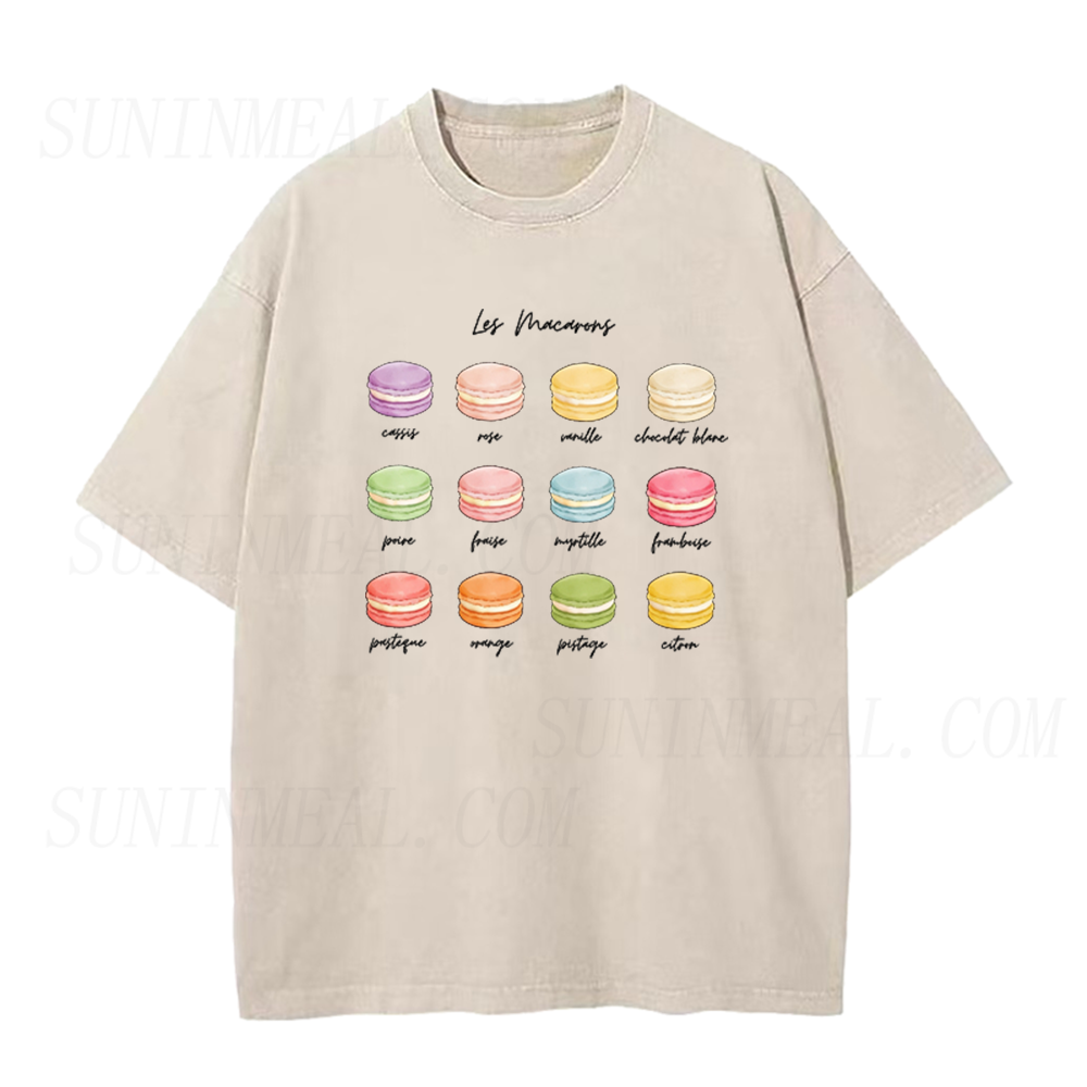 Les Macarons Flavors Unisex Tee