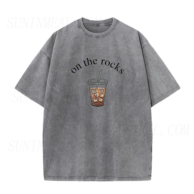 On The Rocks Iced Coffee Unisex Tee