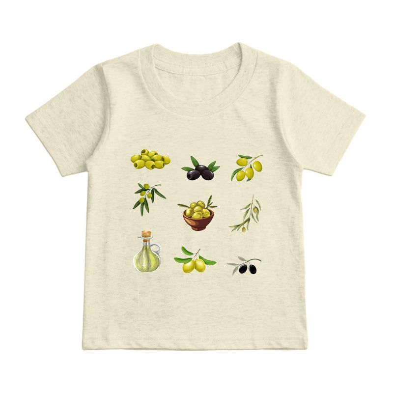 Mediterranean Olive Oil Kids T-Shirt