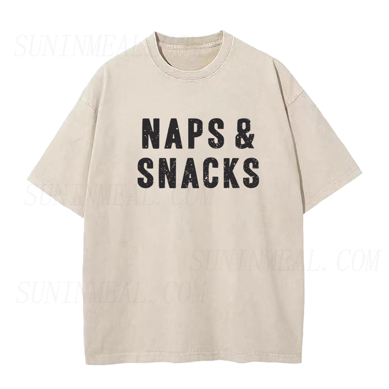 Naps and Snacks Unisex Tee