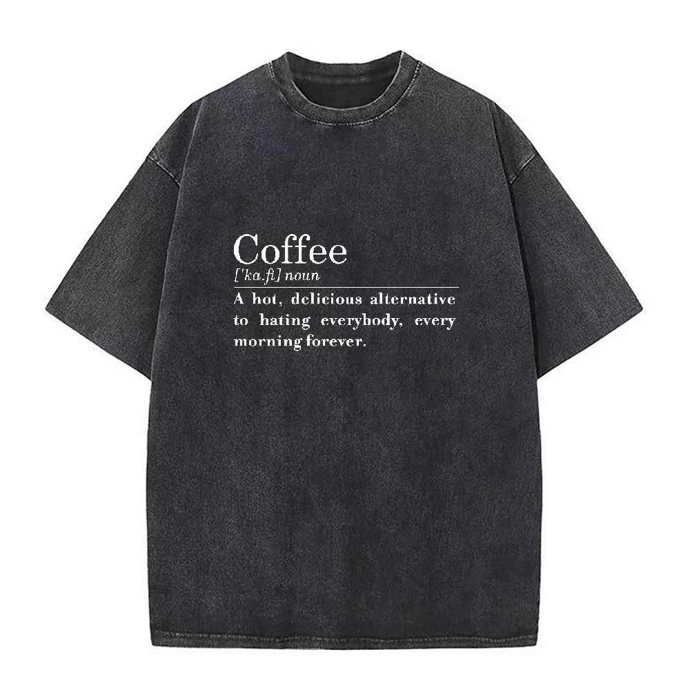 コーヒー定義ユニセックスTシャツ