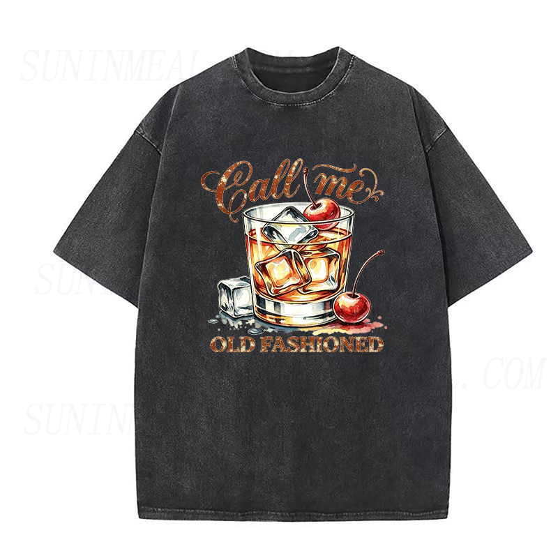 Call Me Old Fashioned Cocktail Unisex Tee