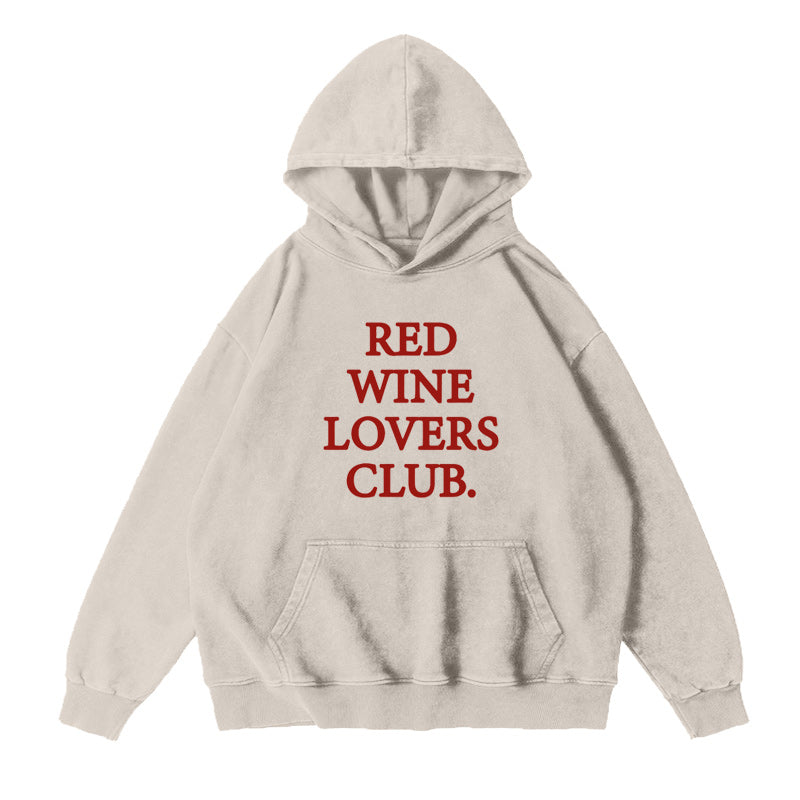 Red Wine lovers Club Unisex Hoodie