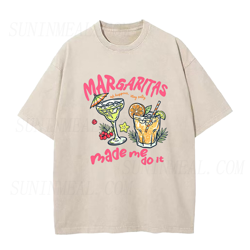 Margaritas Made Me Do It Unisex Tee