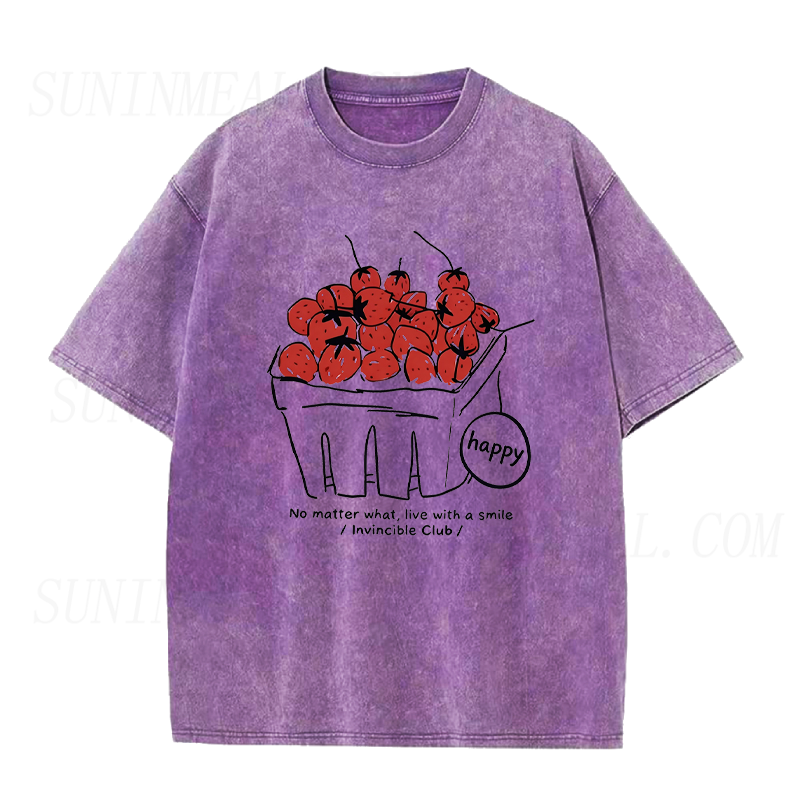 Strawberry Happy Unisex Tee
