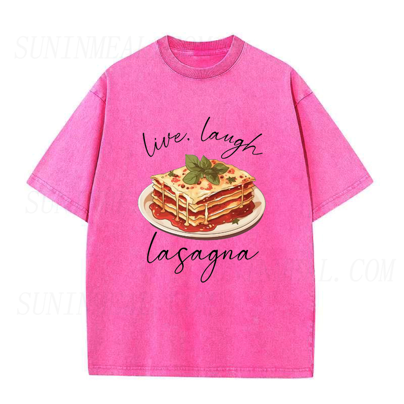 Live Laugh Lasagna Unisex Tee