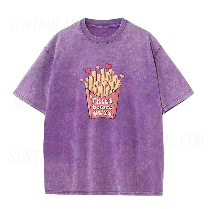 Fries Before Guys Unisex Tee